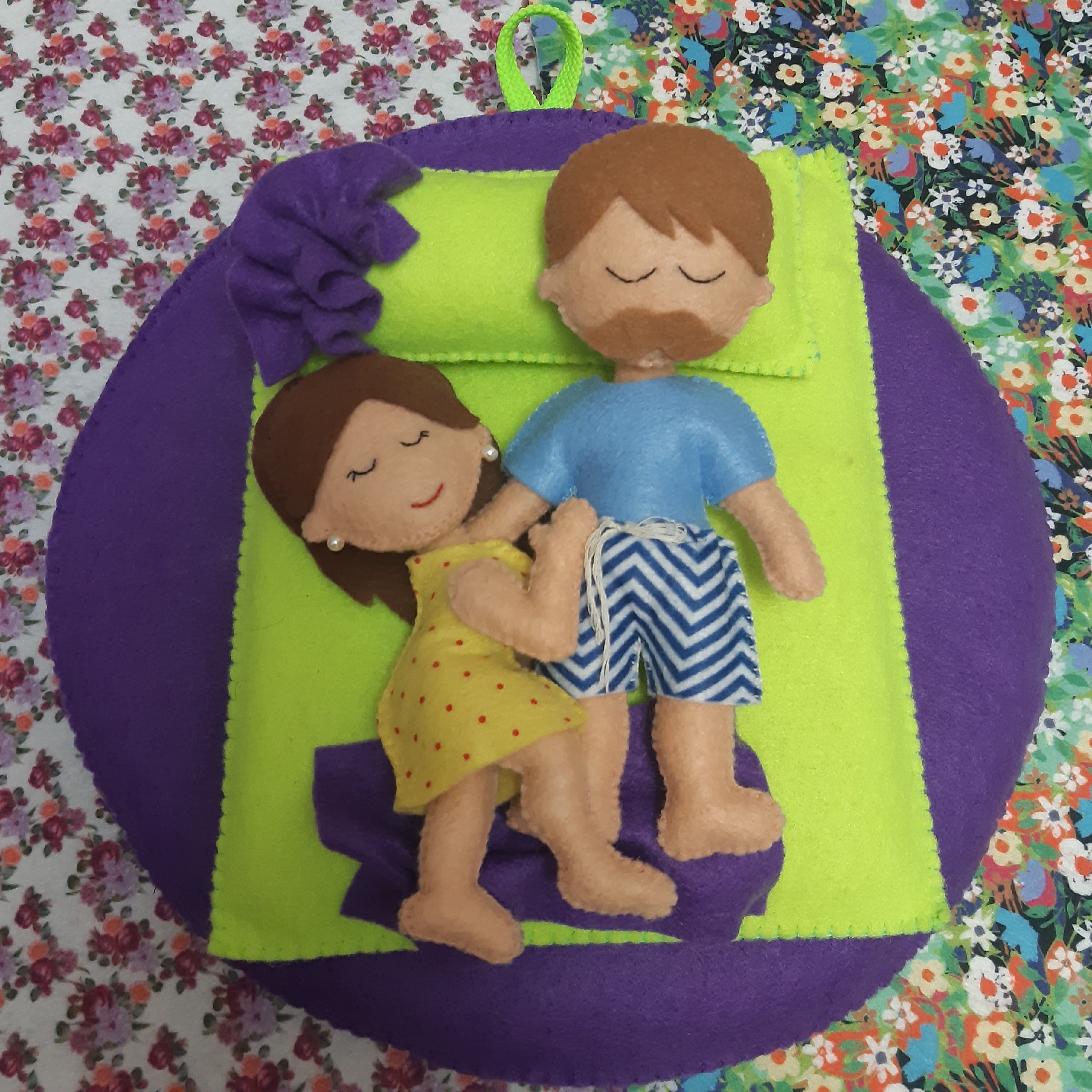 رودری نمدی اتاق خواب بسیار زیبا وجذاب مناسب هدیه وتزیین درب اتاق