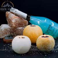 شمعدان سنگ نمک توپ کد (جاشمعی)