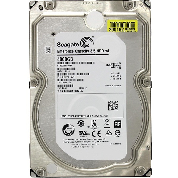 هارد اینترنال سیگیت 4 ترابایت مدل Enterprise ST4000NM0034
