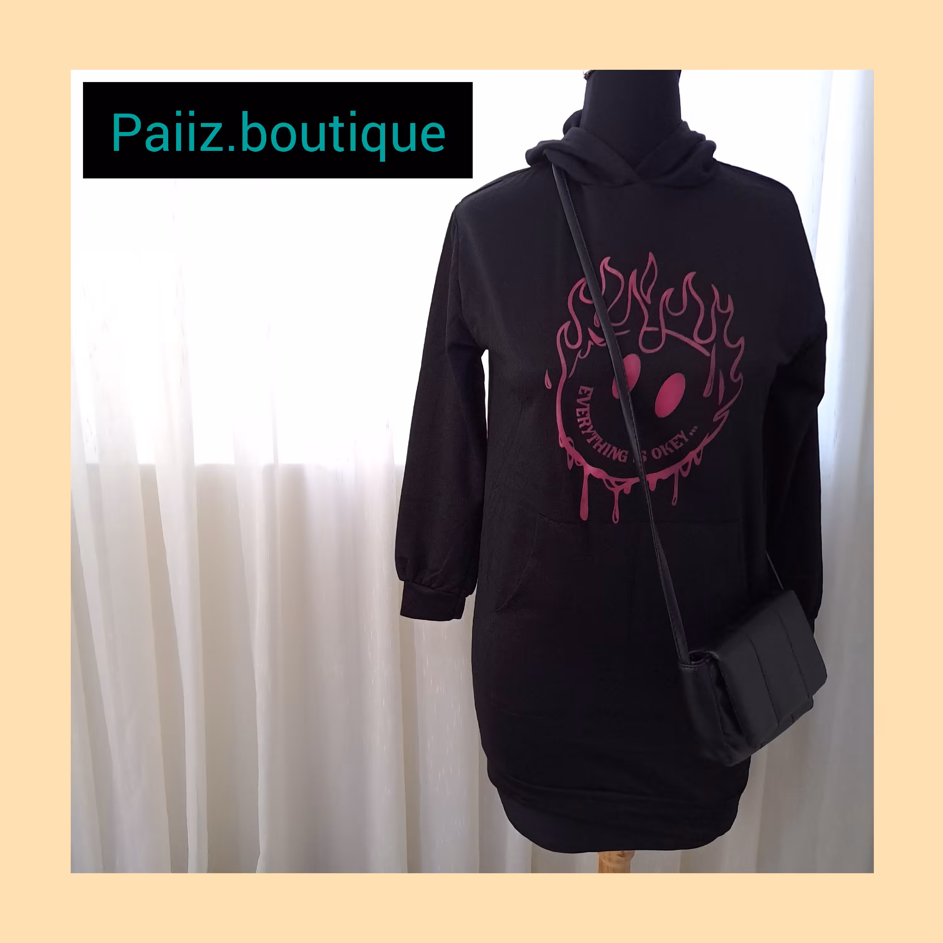 هودی تو کرک صورتی