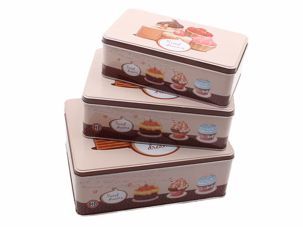 جعبه فلزی طرح Cop cake (سایز کوچک)