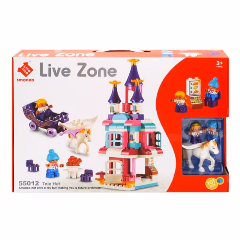 لگو دوپلو اسمونو 101 تکه مدل قلعه و اسب پرنده smoneo کد 55012