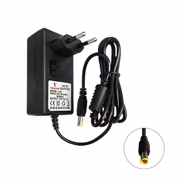 آداپتور مانیتور 12 ولت 2.1 آمپر