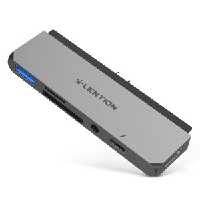 هاب 6 پورت LENTION USB-C سری LUXURY مدل CS17