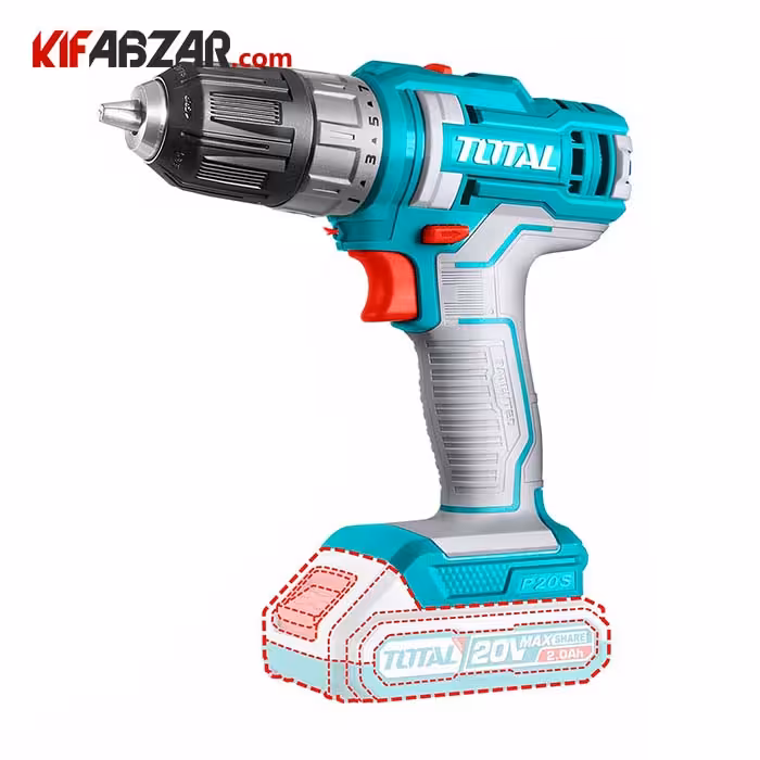 دریل شارژی 20 ولت توتال مدل TDLI200528