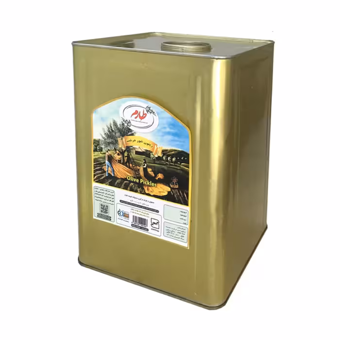 زیتون شور درشت 10 کیلویی طارم (حلب پاستوریزه شده و استاندارد)