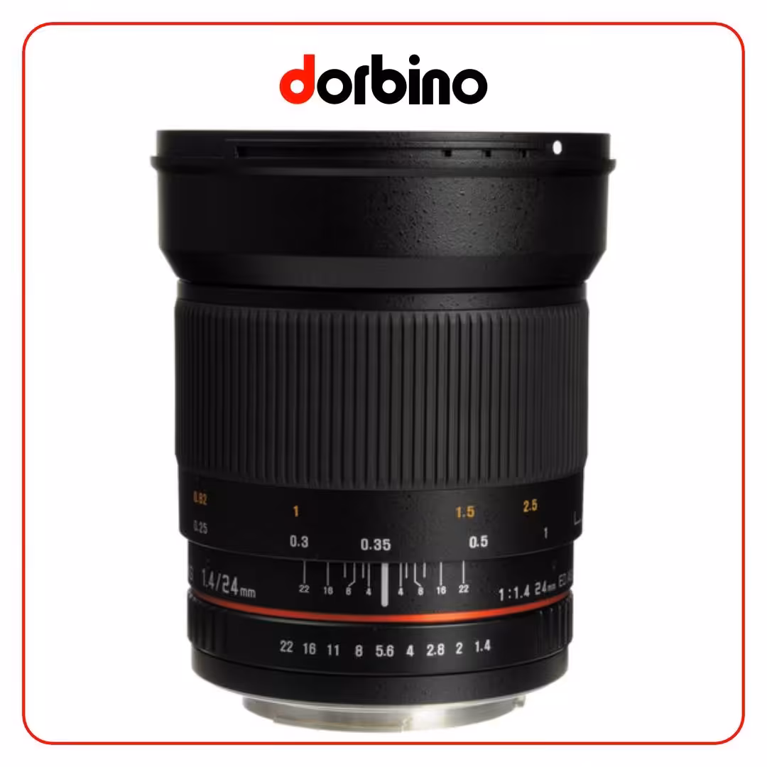 لنز سامیانگ Samyang 24mm f/1.4 ED AS UMC Wide-Angle Lens for Canon - فروشگاه دوربین دوربینو