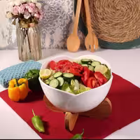 کاسه سالاد سرامیکی استندار مدل لاله VENTI کد 3003    
