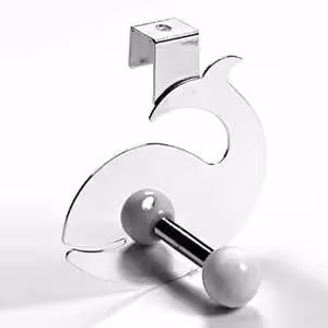 قلاب لباس طرح نهنگ کروم 9084195 هتیچ  مدل