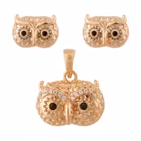 نیم ست زنانه - ژوپینگ -طرح جغد - مدل THS-145