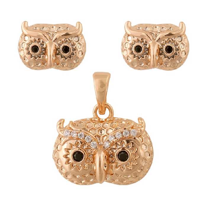 نیم ست زنانه - ژوپینگ -طرح جغد - مدل THS-145