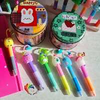 هایلایتر 12 رنگ سر سیلیکونی🌸😌