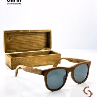 عینک چوب گردو-بوز ماژان برند دارین 017 – DARIN MAZHAN