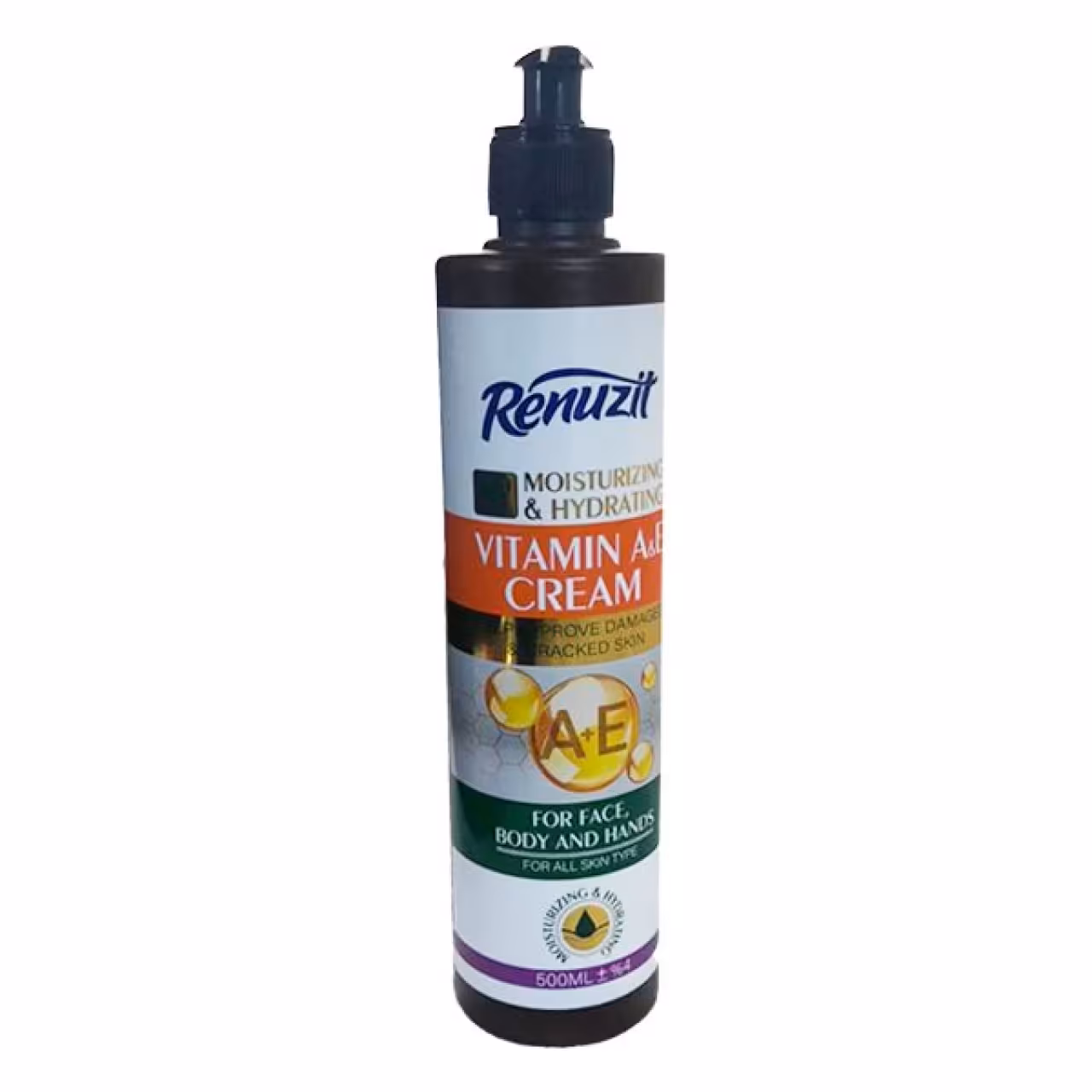 کرم آبرسان رینوزیت مدل vitamin A and E حجم 500 میلی لیتر