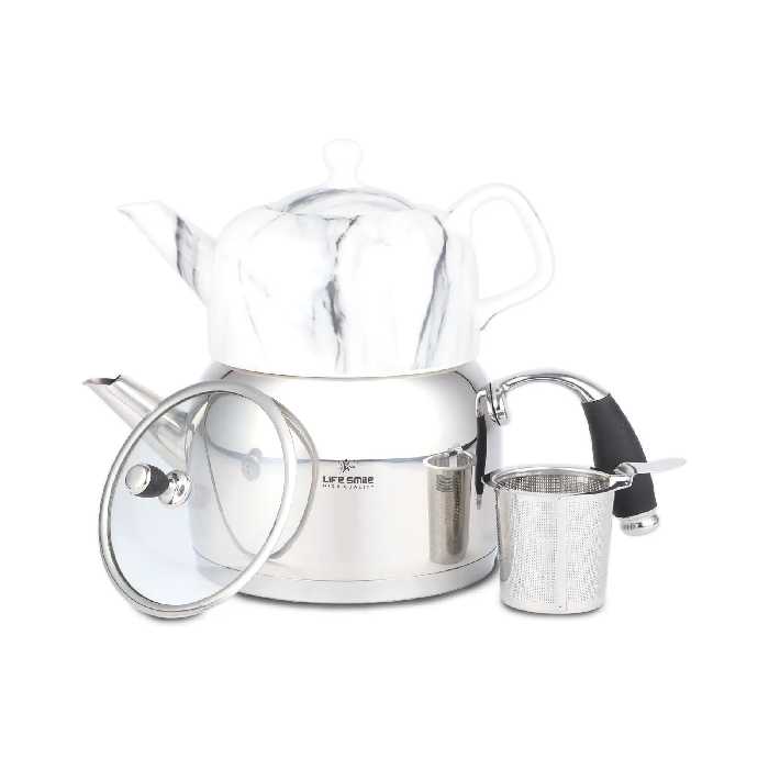 کتری قوری لایف اسمایل مدل TK1-9