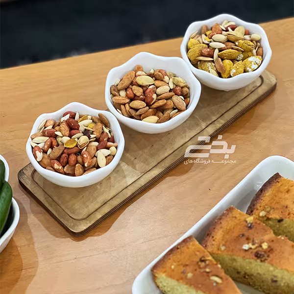 پیاله زیرچوبی دار 3 عددی مدل مروارید