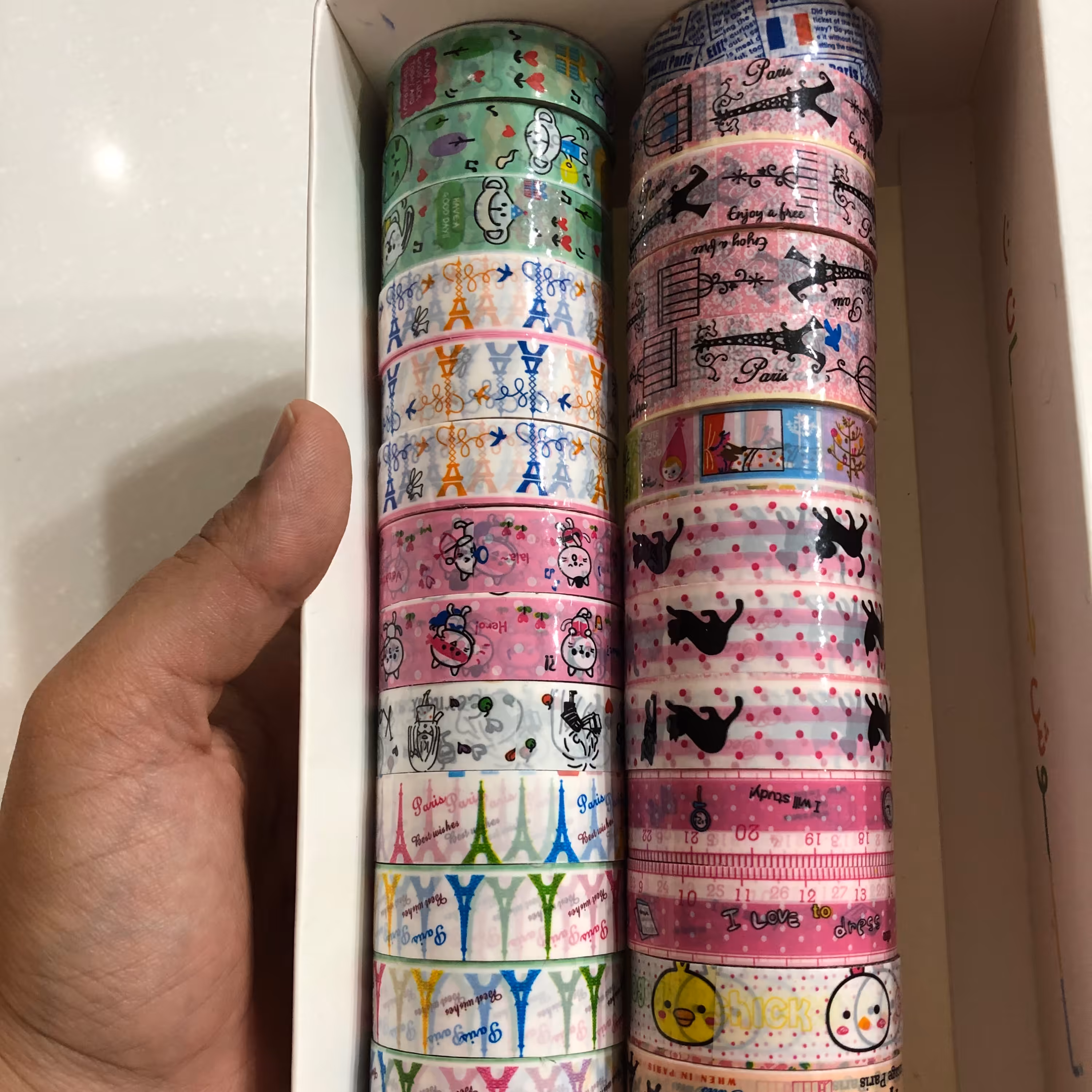 نوارچسب طرح دار با کیفیت عالی ارسال طرح به صورت رندوم