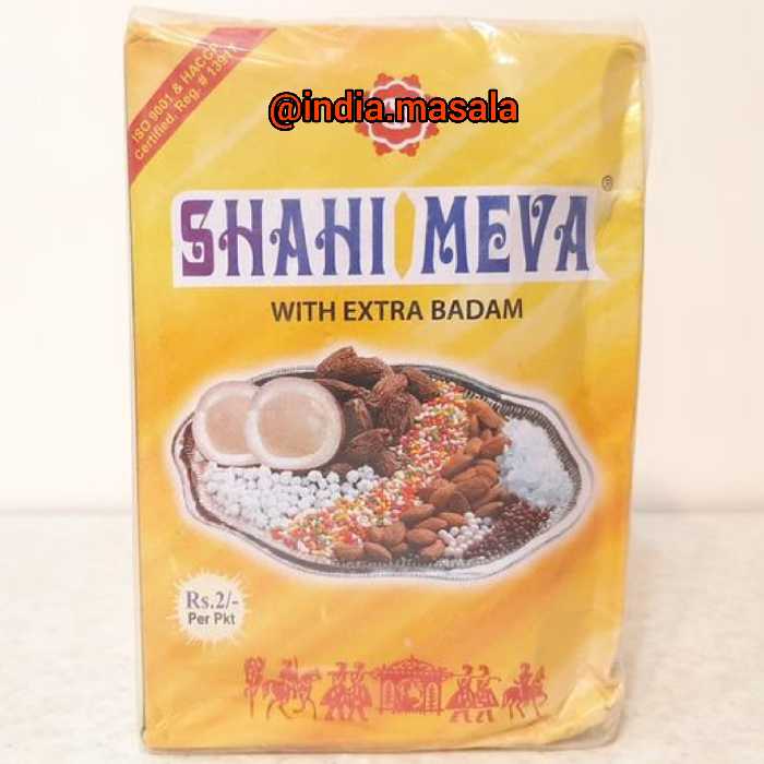 تنقلات شاهی میوه 48بسته 217گرم ترکیب بادام نارگیل نبات خرما رازیانه 