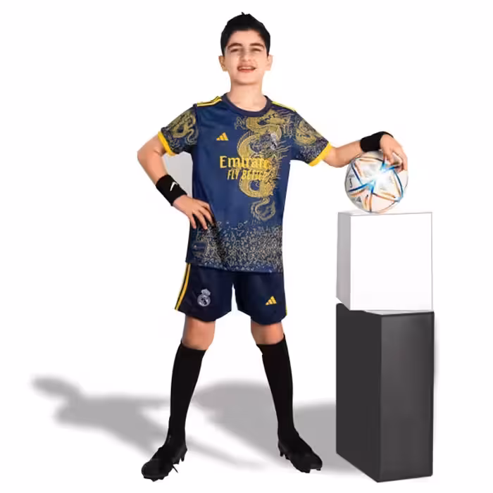 پیراهن و شورت بچه گانه دراگون رئال مادرید 2024/2025