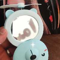 آینه کیفی رینگ لایت پنکه