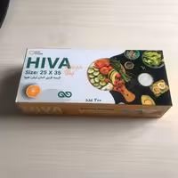 کیسه فریزر هیوا مدل آسان مصرف بسته 200 عددی