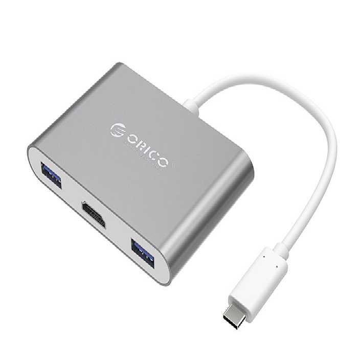 هاب تایپ سی اچ دی ام آی 5 پورت اوریکو Orico HDMI Type-C to USB3.1 HUB RCH3A