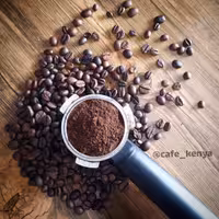 قهوه اسپرسو (نیم کیلویی) میکس روبوستا کافئین بالا پر خامه طعم تلخ خفن