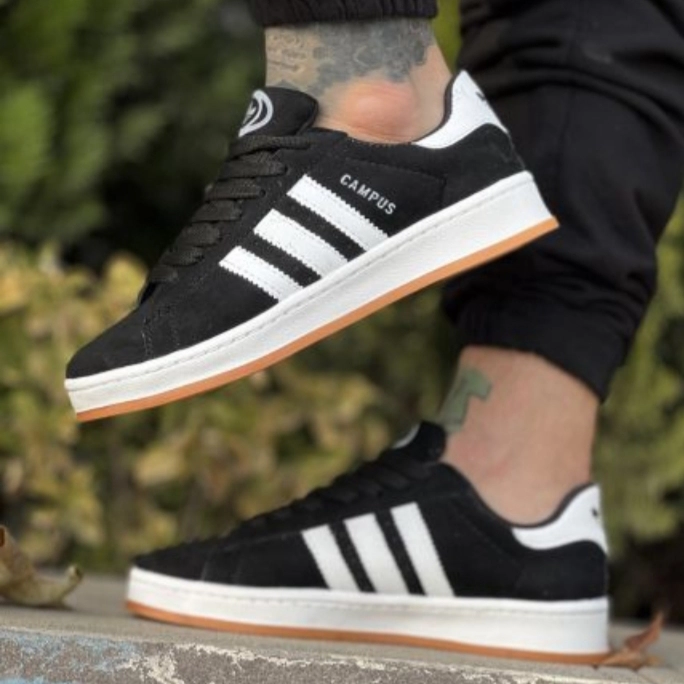 کفش ورزشی مردانه مشکی مدل Adidas Campus