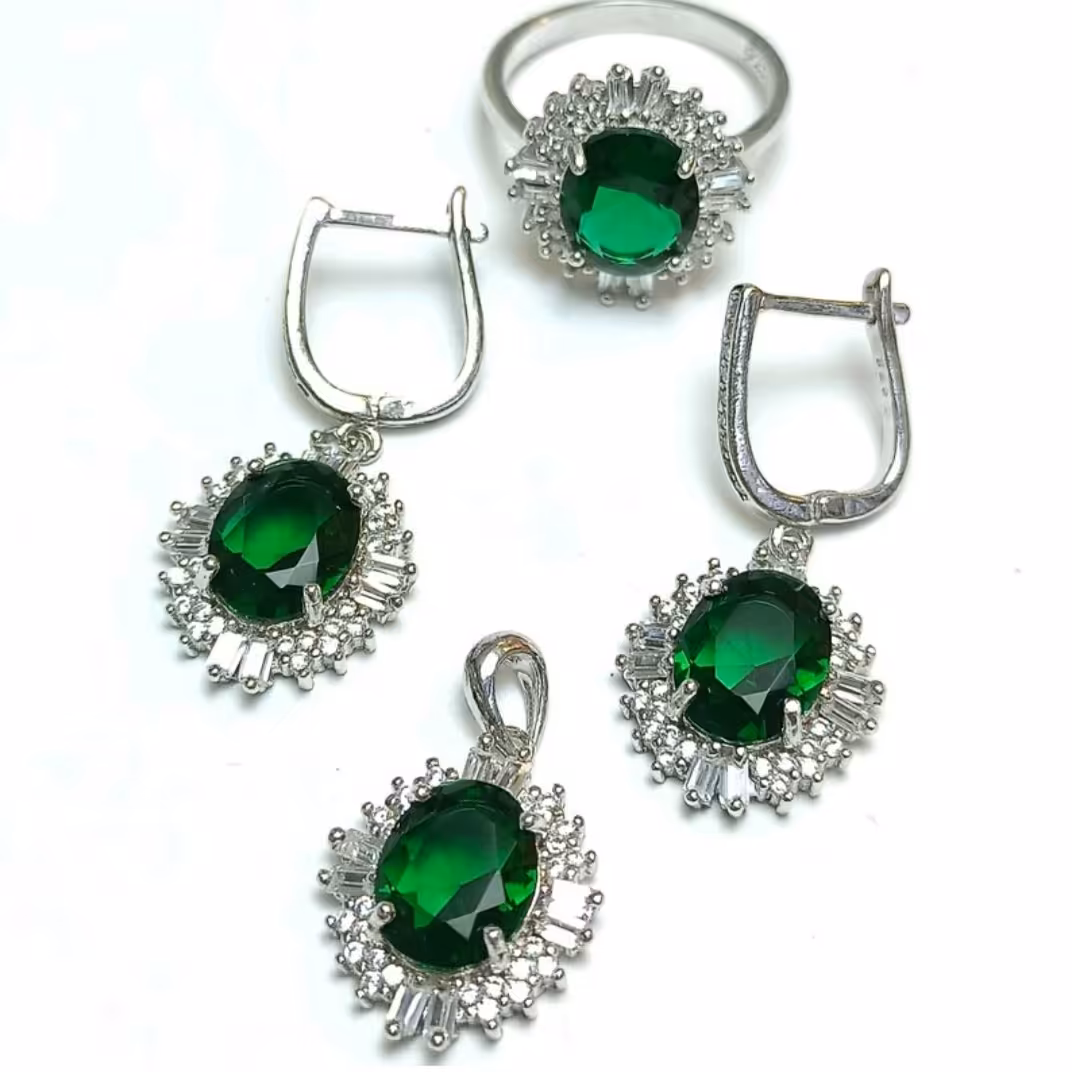  نیم ست نقره با روکش رادیوم