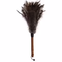 گردگیر دست ساز پر کوتاه شتر مرغ