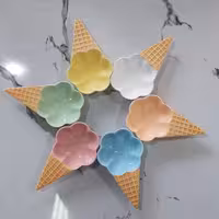 بستنی خوری طرح بستنی قیفی