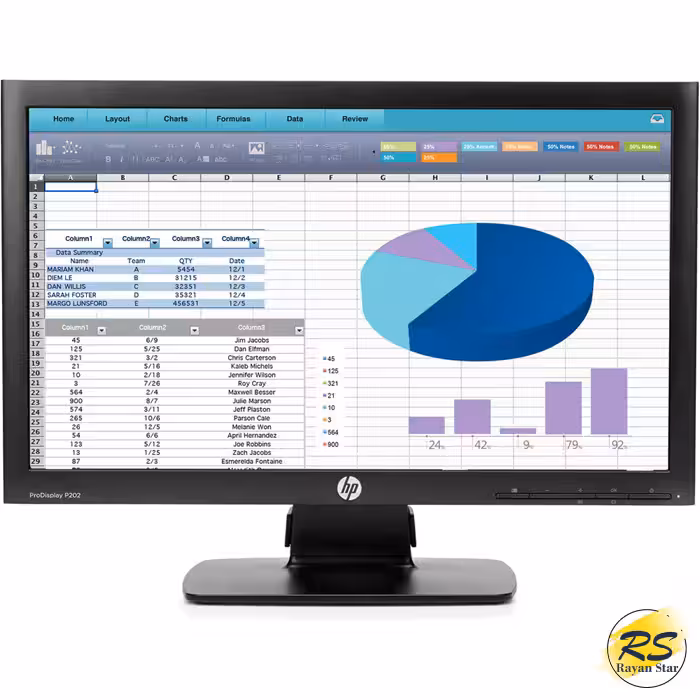 مانیتور اچ پی 20 اینچ مدل HP P202