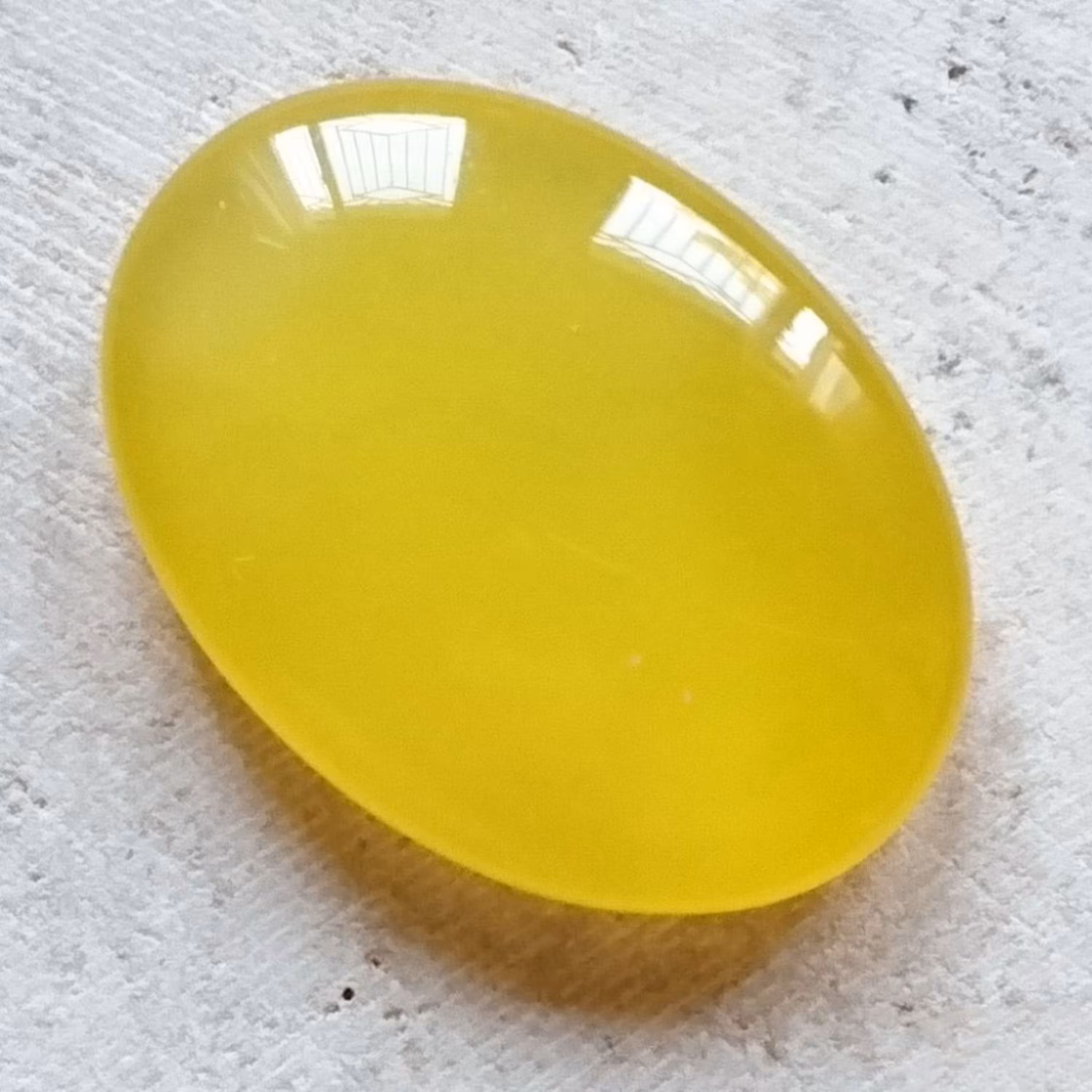 نگین عقیق زرد معدنی و زیبا