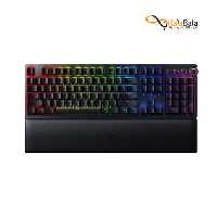 خرید کیبورد گیمینگ با‌ سیم ریزر مدل HUNTSMAN V2 • سوئیچ بنفش