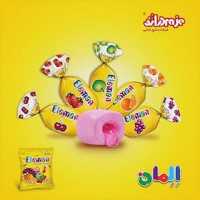 تافی مغز دار میوه ای 500گرم المان دراژه 