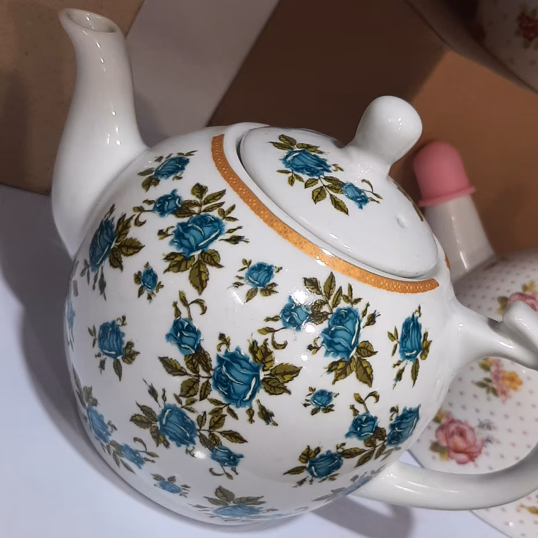 قوری گلدار❌اتمام موجودی❌