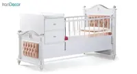 تخت خواب دو منظوره نوزاد و کودک مدل H3142