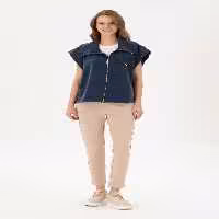 شلوار راحتی زنانه بژ یو اس پولو - فروشگاه لباس شهرمون