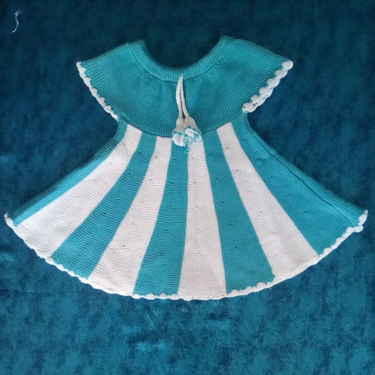 12 - سارافون نوزادی سایز 6 الی 9 ماهه