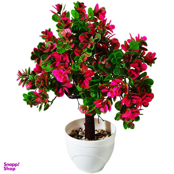 گلدان به همراه درختچه مصنوعی مدل پونه کد S753