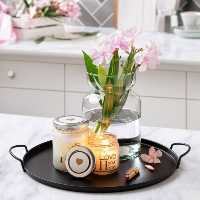 سینی فلزی ایکیا رنگ ثابت قطر 30 ارسال رایگان