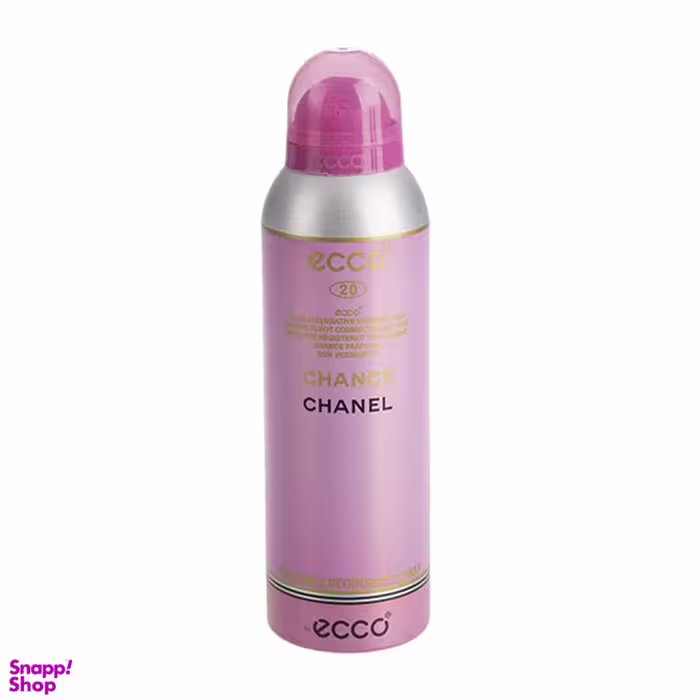 اسپری بدن زنانه اکو (Ecco) مدل Chanc Chance حجم 200 میلی لیتر