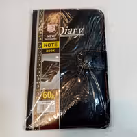 دفترچه یادداشت پالتویی جلد چرم درب دکمه دار درجه یک