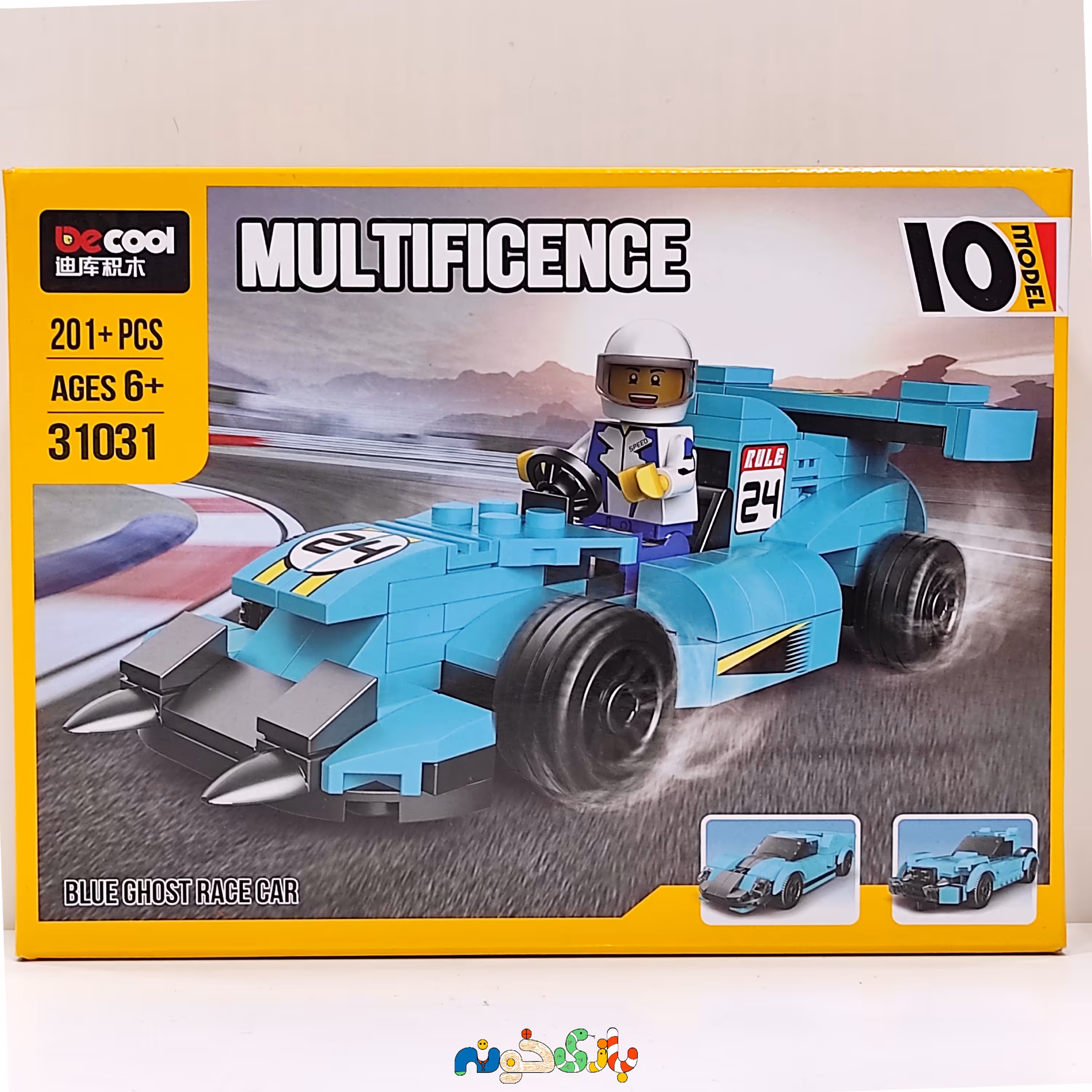 اسباب بازی لگو  ماشین 10 مدل برندDecool دارای 201قطعه 