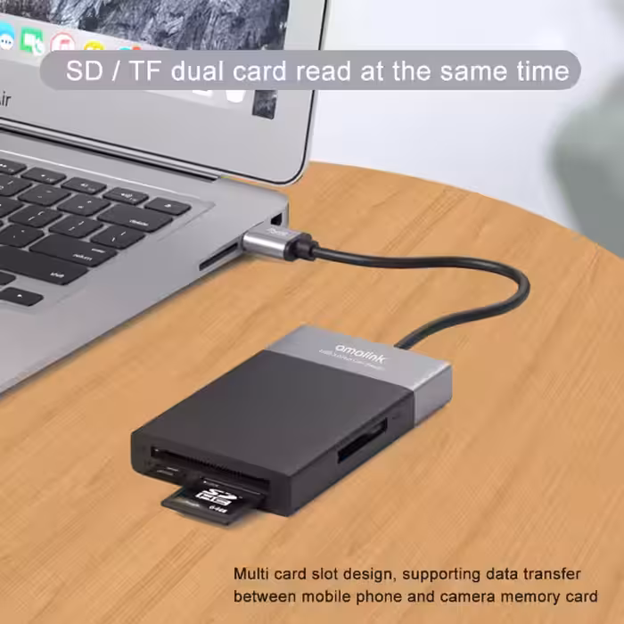 کارت خوان اونتن مدل  USB3.0 Mutilctional card reader（6 in 1）OTN-5215B