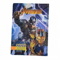 دفتر 50 برگ سیمی شطرنجی درشت ارسال رایگان طرح اونجرز