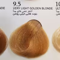 رنگ موی 100 میل پرفشنال.بلوند طلایی خیلی روشن