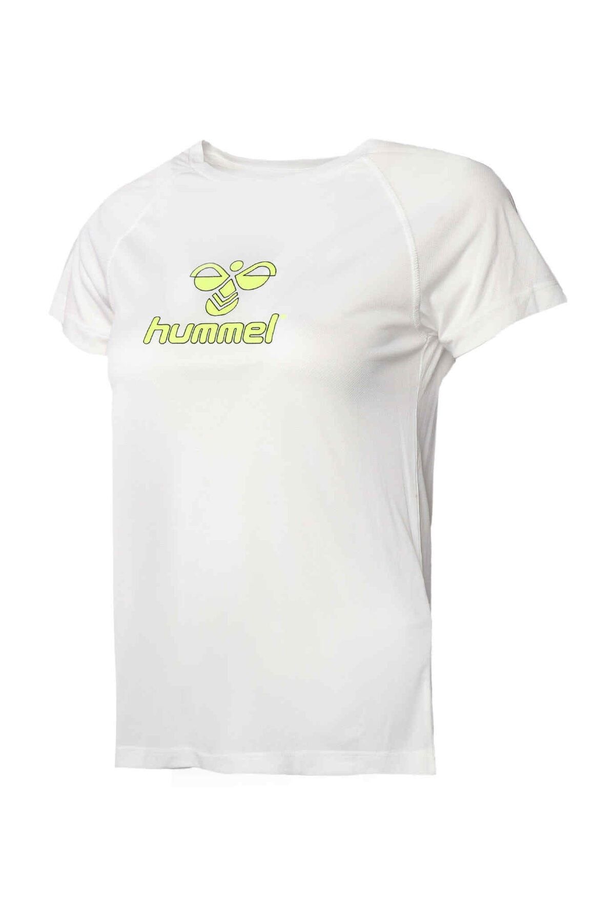 تی شرت ورزشی سفید زنانه نانسی کوتاه آستین t shirt hummel