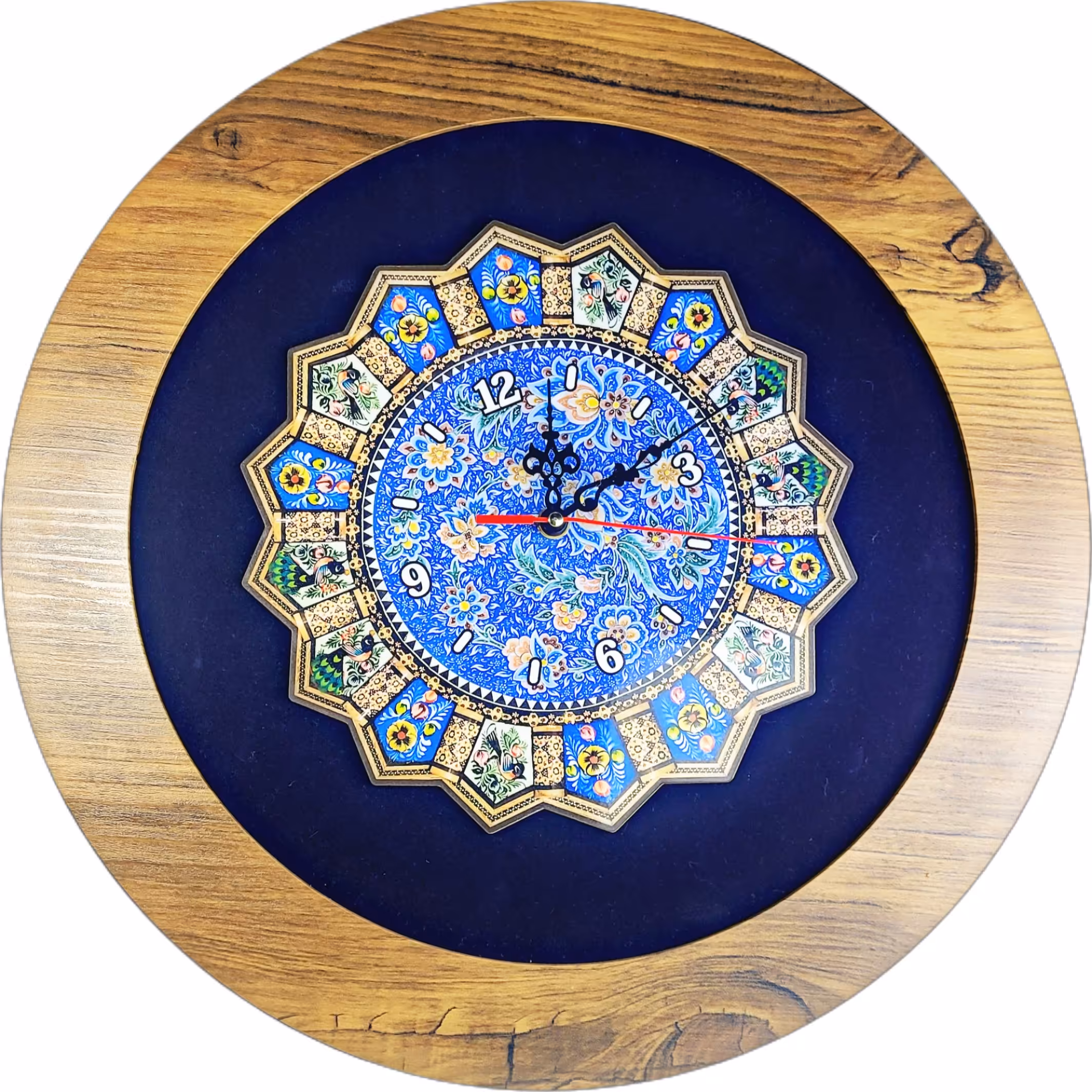 ساعت طرح میناکاری