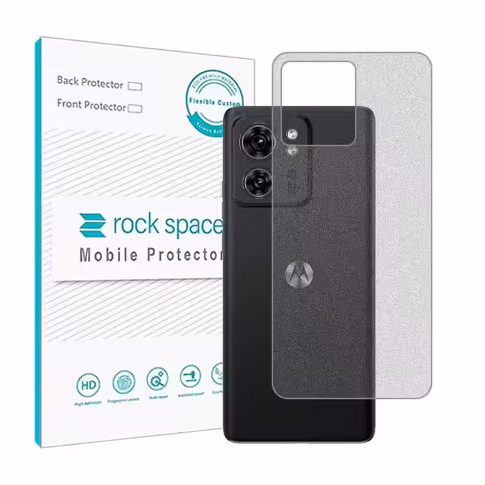 گلس محافظ پشت گوشی موتورولا Edge 2023 مدل نانو هیدروژل مات برند راک اسپیس کد S